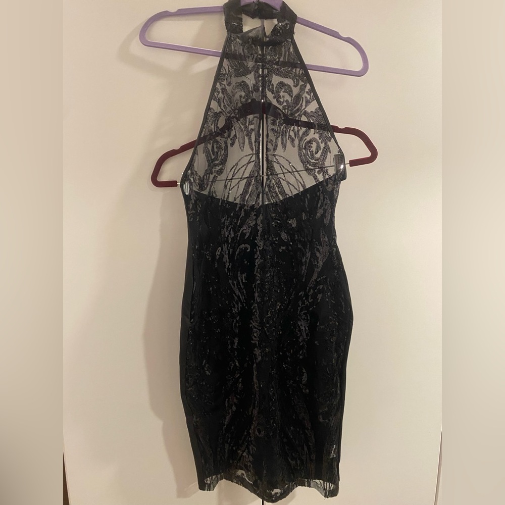 Sequins Little Black Dress